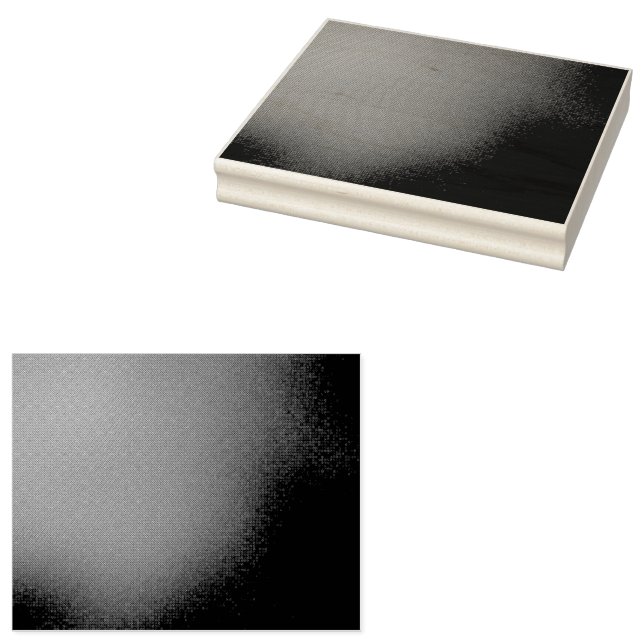 ett svartvitt foto av en klocka på en vägg stämpel (Stämplad)