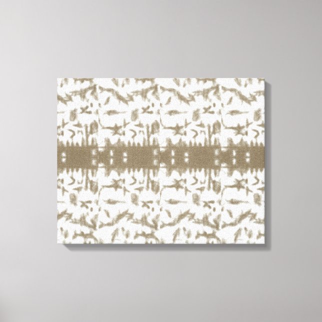 ett svartvitt foto av mönster canvastryck (Framsida)