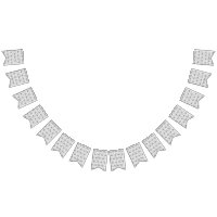 ett svartvitt mönster med vit bakgrund