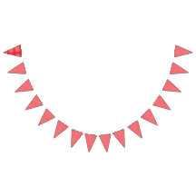 Ett symmetriskt mönster med rött, orange och p