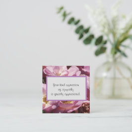 Ett sympatiskt uttryck anteckningskort