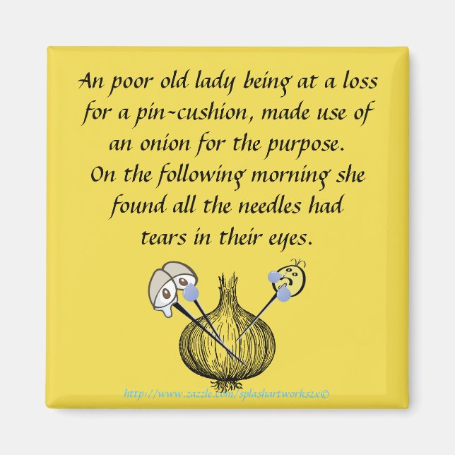 ’Ett sytråd av ledsen’ Magnet (Framsidan)