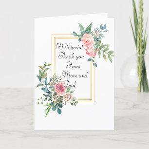 Ett tack för en dotter som är en gåva. helgkort