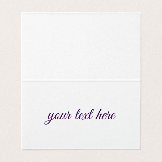 Ett tackblomsterkort kort (Insida ovikt)