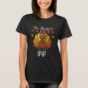 Ett tacksamt gigi-Turkiet-Thanksgiving T Shirt