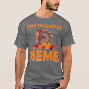 Ett tacksamt memorandum som matchar hösten Turkiet T Shirt