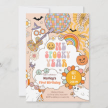 Ett talesår Retro Halloween första födelsedag