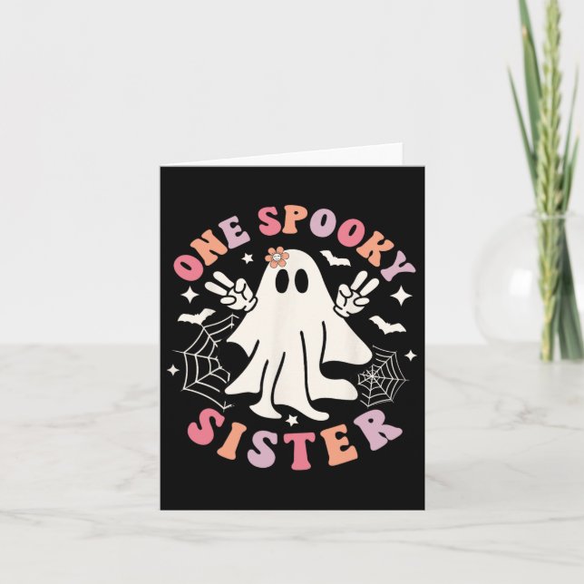 Ett talesätt för Syster Ghost-taloky Retro-familje Kort (Framsida)