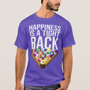 Ett tätt rack är tur miljard Boll Bassäng Stick T Shirt