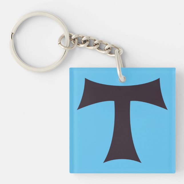 Ett tau-kors S:t Antonius-kors (Framsidan)