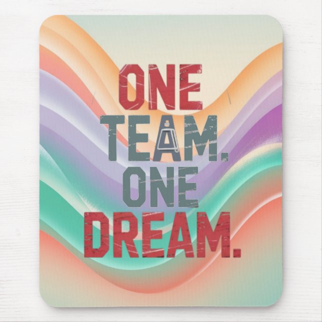 Ett team. One Dream 1 Musmatta (Framsidan)