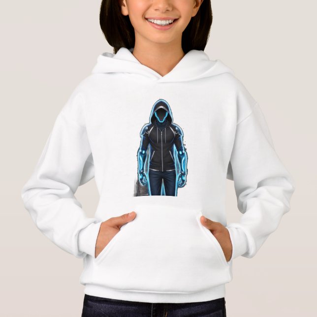 Ett tecken med glödande robotisk arm t shirt (Framsida)