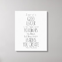 Ett tecken på en Bra ledare, Mahatma Gandhi-citate