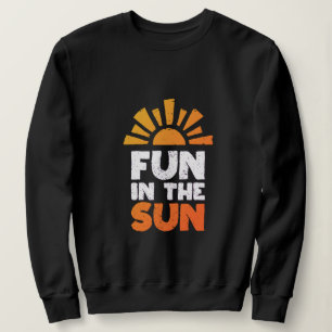 Ett tecken som säger roligt på sol t shirt