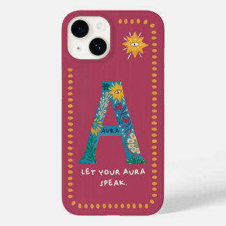 Ett telefonväska i monogram - låt ditt Aura tala