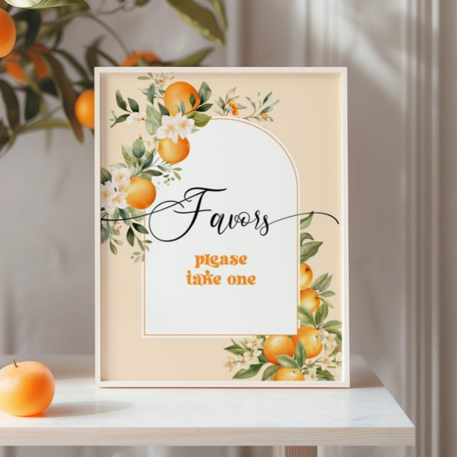 Ett tema för citrusfrukter: Favoriter, ta ett Poster (Skapare uppladdad)