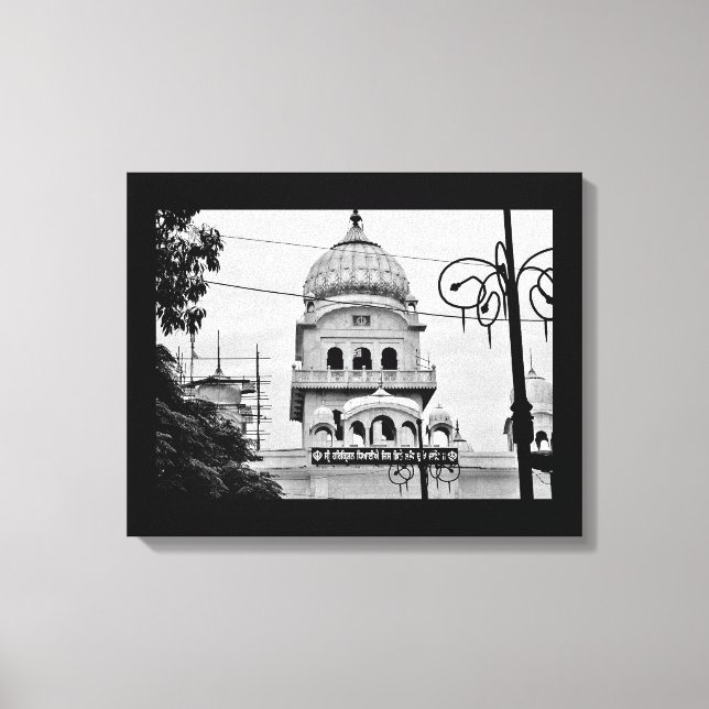 Ett tempel i Indien Canvastryck (Framsida)