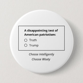 Ett test av den amerikanska patriotismens sanning knapp