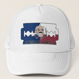 Ett Texan Shaves Razor Blade Trucker Cap Keps
