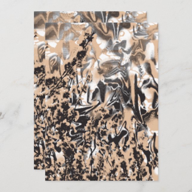 Ett tidslöst sätt att meddela Firande Inbjudningar (Fram/baksida)