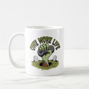 Ett till Life Gamer Mugg - Lustigt Zombie-spel