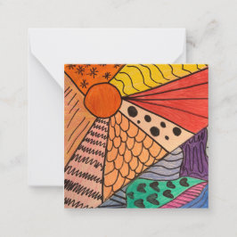 Ett tips om Z "Hela dagen och natten" mini-anteckn Anteckningskort