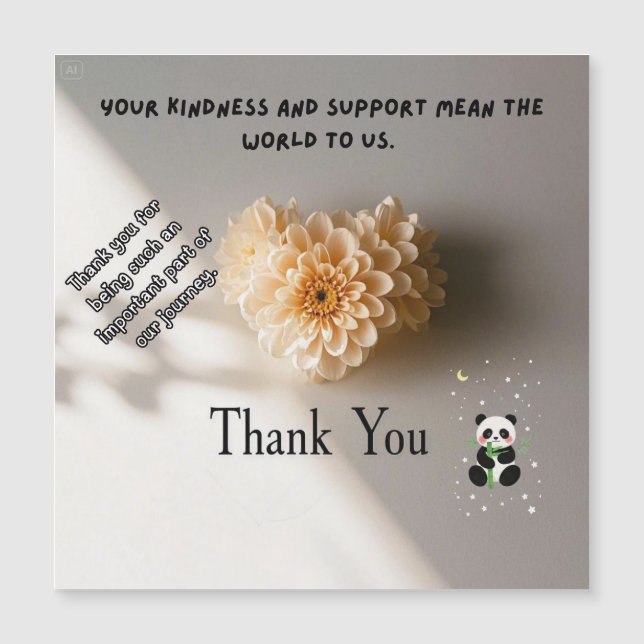 Ett token på mitt tack (Framsida)