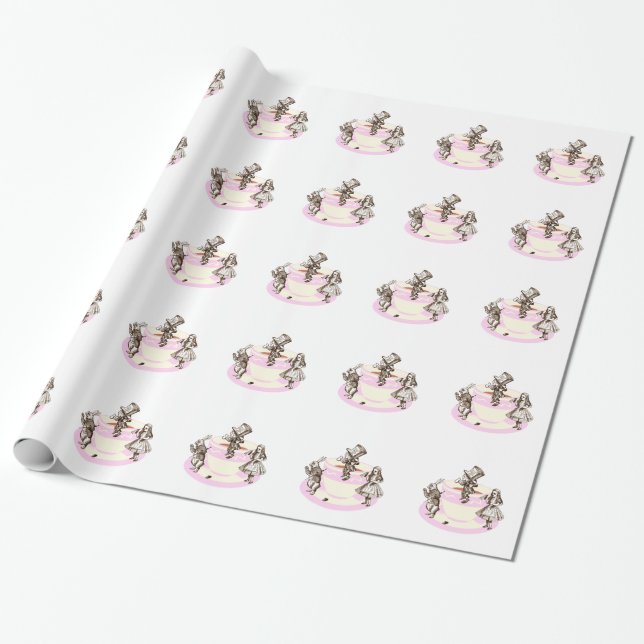 Ett tokigt Teapartyoriginal Presentpapper (Utrullad)