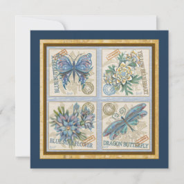 Ett tomt G Creation Office-kort Julkort