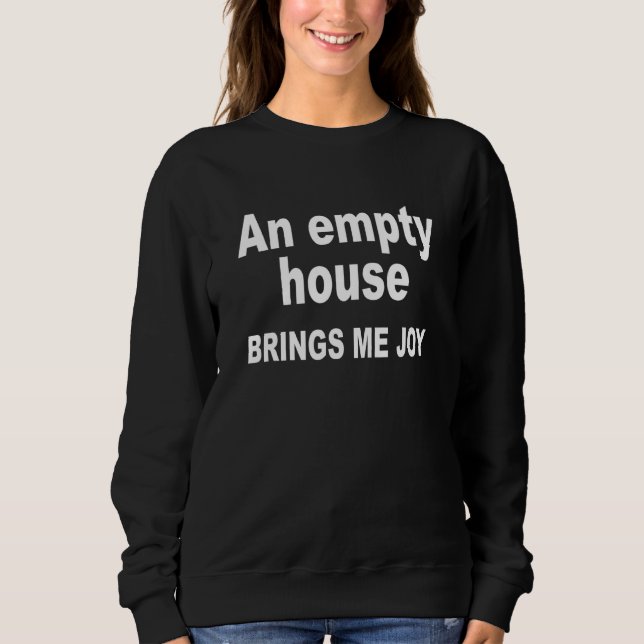 Ett Tomt Hus Ger Mig Glädje Introvert Enneagram T Shirt (Framsida)