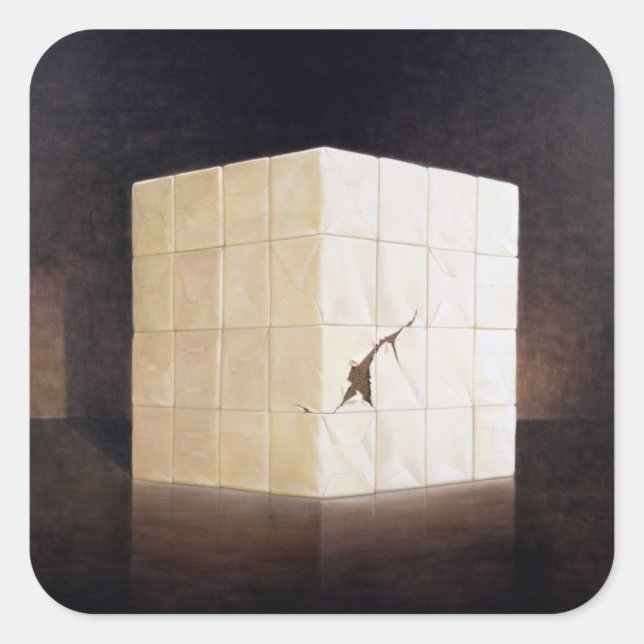 Ett ton Marijuana 2004 Fyrkantigt Klistermärke (Framsida)