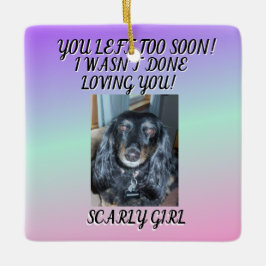 Ett trippeldiagram till ett ovillkorligt Kärlek 1- Julgransprydnad Keramik