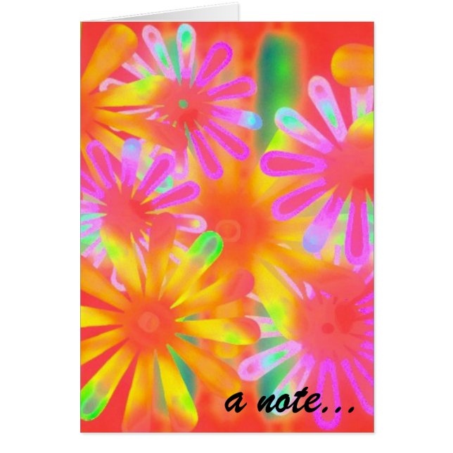 ett tropiskt noterar OBS kort (Framsidan)