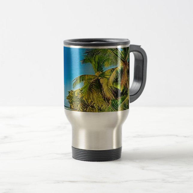 Ett tropiskt paradis. resemugg (Framsida höger)