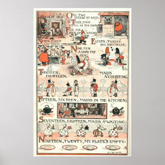 Ett, två, lås min sko poster