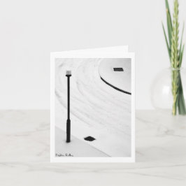 Ett, två, tre - Snö! Julkort Helgkort