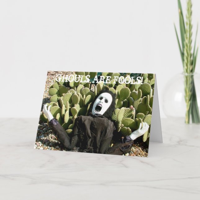 Ett tvättbart GHOUL-kort Kort (Framsida)