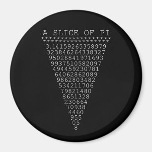 Ett typografiskt segment av Pi Magnet