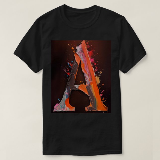 Ett typsnitt stil T-Shirt (Design framsida)