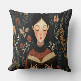 Ett tyst ögonblick med Bok Kudde