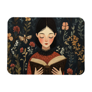 Ett tyst ögonblick med Bok Magnet