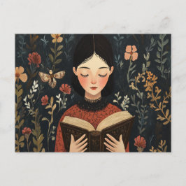 Ett tyst ögonblick med Bok Vykort