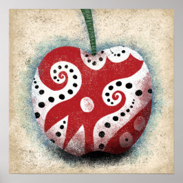Ett udda Cherry Poster Wall Art