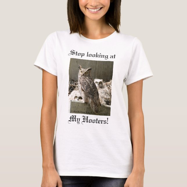 Ett ugglatryck, t-shirt (Framsida)