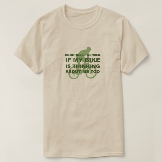 Ett underbart cykliskt cykliskt program tänker på  t shirt (Design framsida)