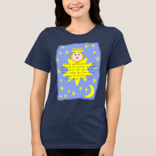 Ett underbart och underligt tecken dök upp i himle tee shirt
