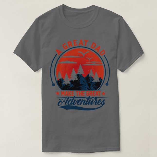 Ett Underbart Pappa gör den underbara äventyr Vint T Shirt (Design framsida)