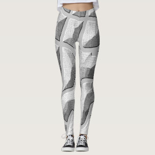Ett unikt grått-uttryck som präglar konsten "Ratti Leggings