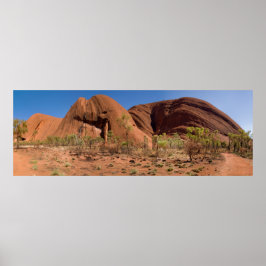Ett unikt panorama från Uluru Ayers Sten Poster