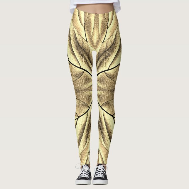 Ett unikt struktur, "Ratti_Kreativ_Arts" Leggings (Framsida)